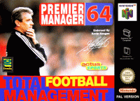 Premier Manager 64 JP Nintendo 64  box art